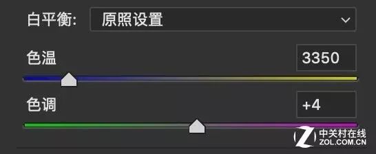 实际上相机提供了色温与色调两种调整模式