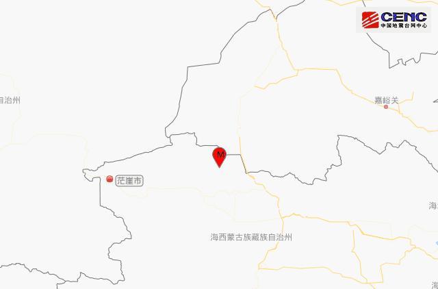 青海海西州茫崖市发生42级地震