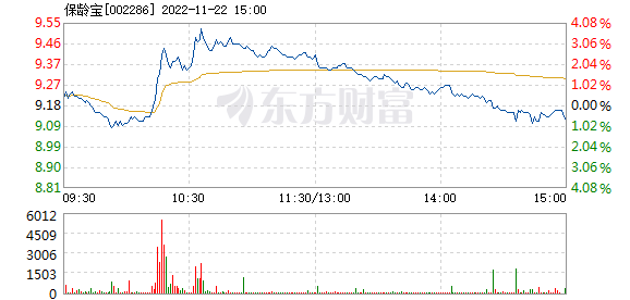 保龄宝11月22日快速上涨