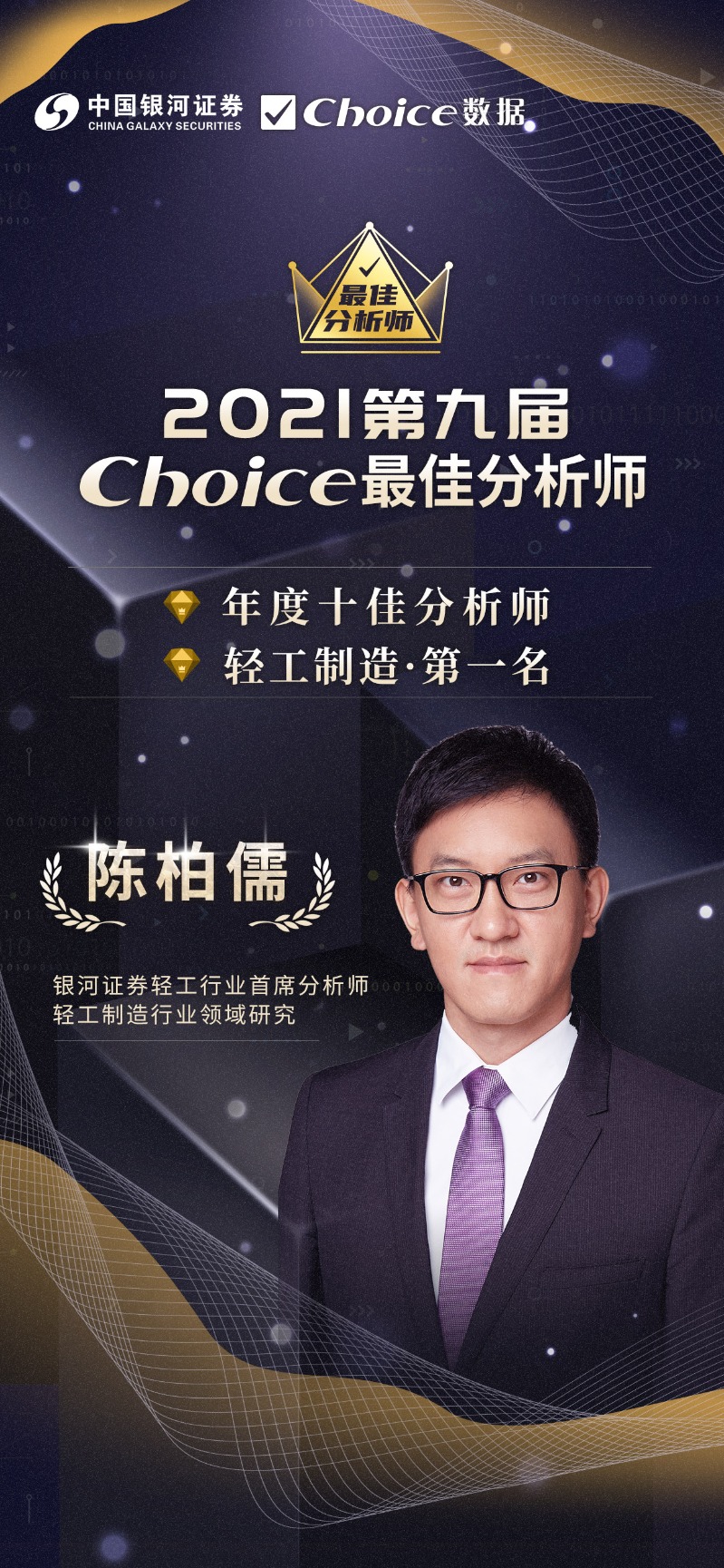 对话choice最佳分析师银河证券陈柏儒轻工行业集中度提升两大方面判断