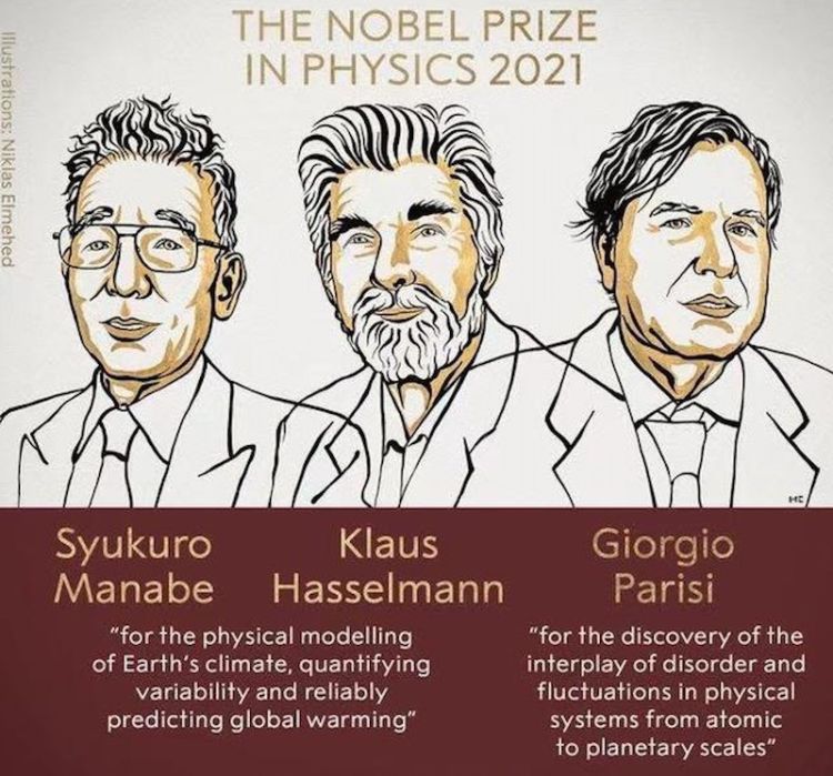 1901年至2021年间诺贝尔物理学奖共颁发115次