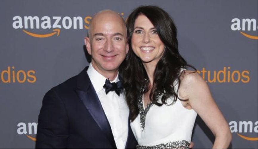 ( jeff bezos ) 突然在twitter上宣布,他和妻子麦肯齐(mackenzie