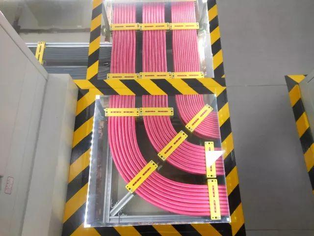 上线柜工艺侧面绑把工艺侧面配线工艺接口柜工艺电缆引入工艺电缆一次