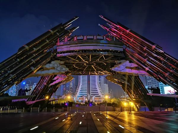 贵阳筑城广场的夜景漂亮么