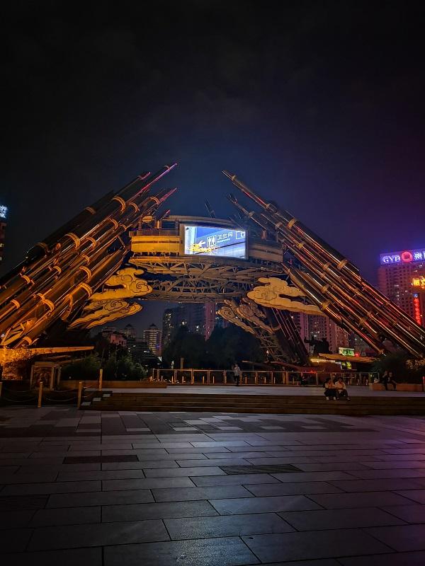 贵阳筑城广场的夜景漂亮么