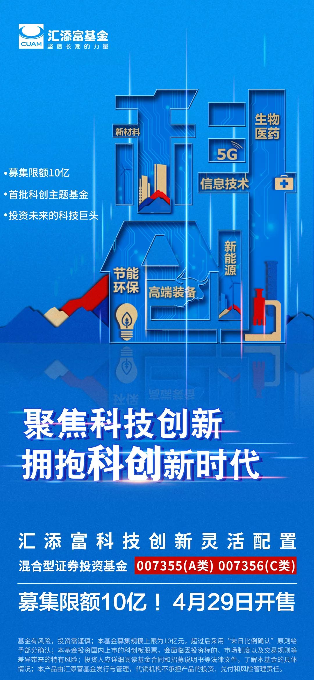 下周见!汇添富科技创新4月29日盛大首发!募集