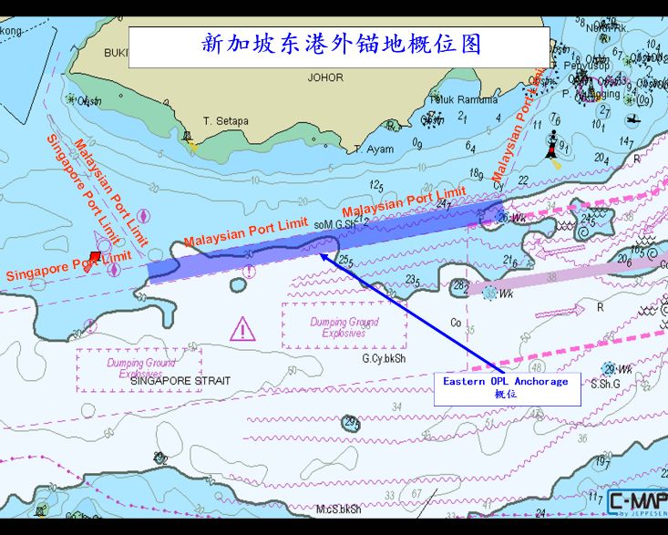 anchorage)是新加坡西面靠近马来西亚丹绒柏乐巴斯港(tanjung pelepas