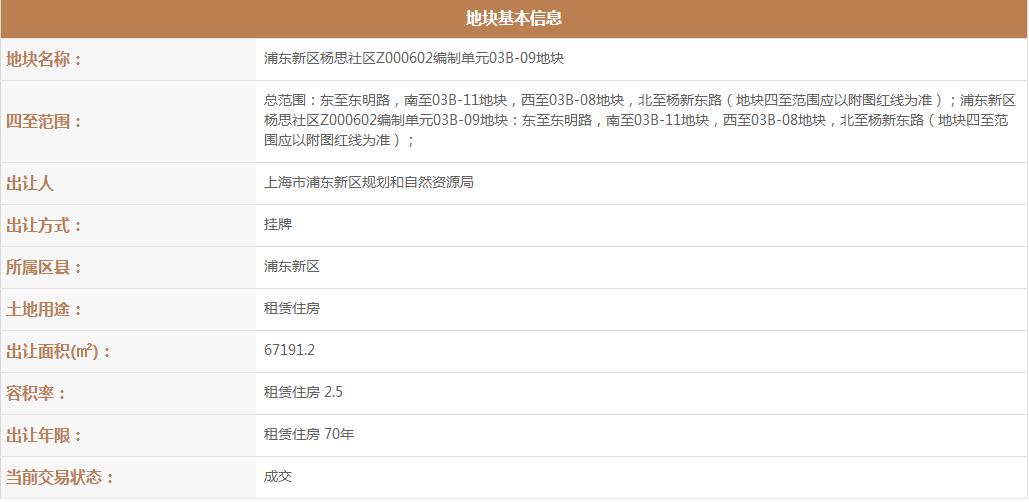 光良置业13.02亿元竞得上海浦东新区1宗租赁用地-中国网地产