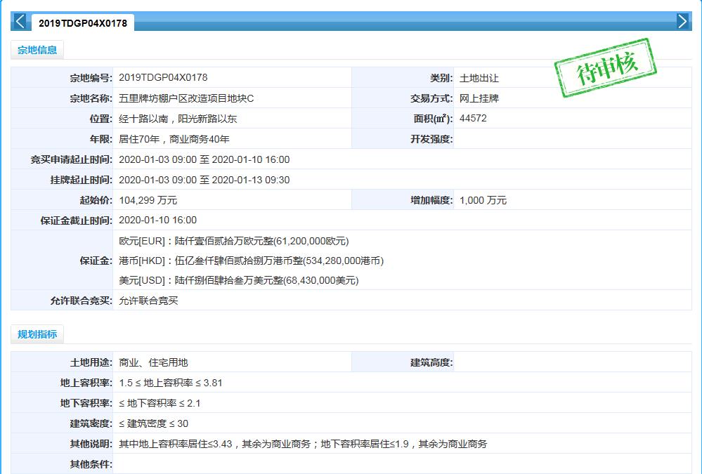 保利10.4亿元竞得济南五里牌坊1宗商住用地-中国网地产