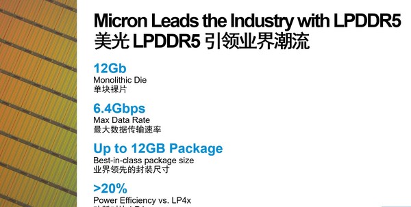 美光LPDDR5 