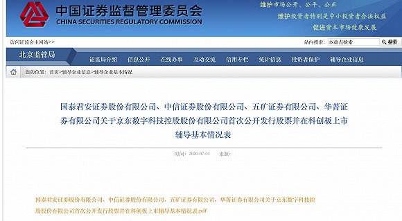 科创板首家金融科技 独角兽 要来了 京东数科启动上市辅导估值00亿 东方财富网