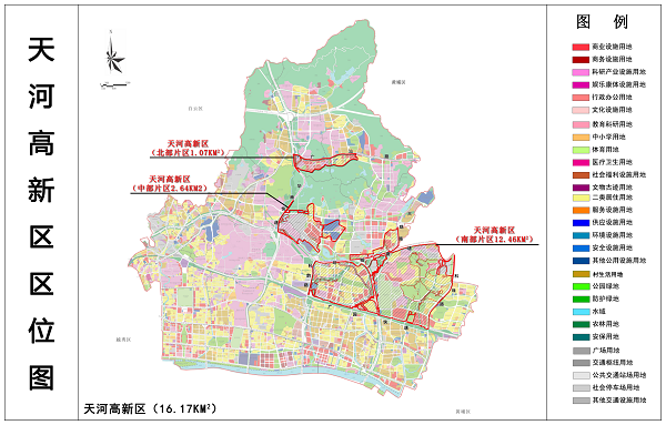 广州天河规划图图片