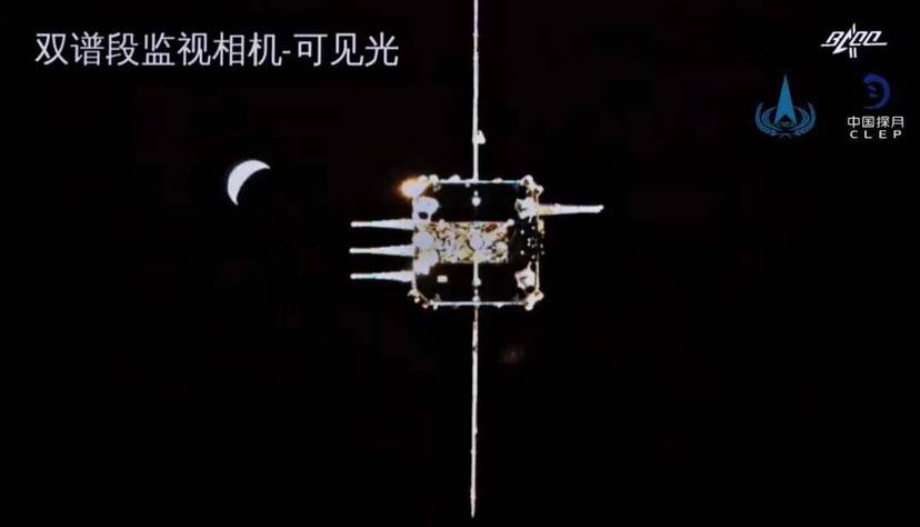 嫦娥五号完成我国首次月球轨道交会对接！月球大礼包将以第二宇宙速度向你赶来