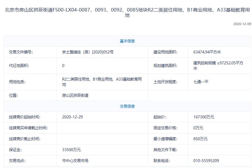 北京35.58亿元挂牌3宗地块-中国网地产