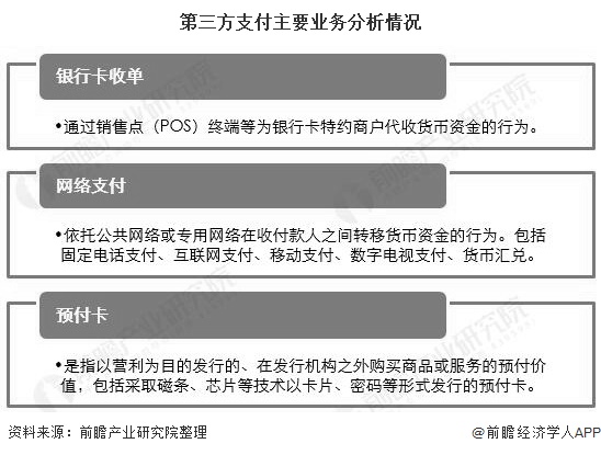 第三方支付主要业务分析情况