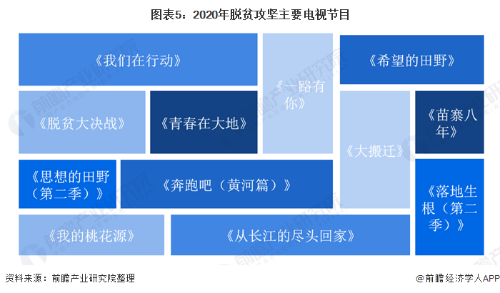 图表5:2020年脱贫攻坚主要电视节目