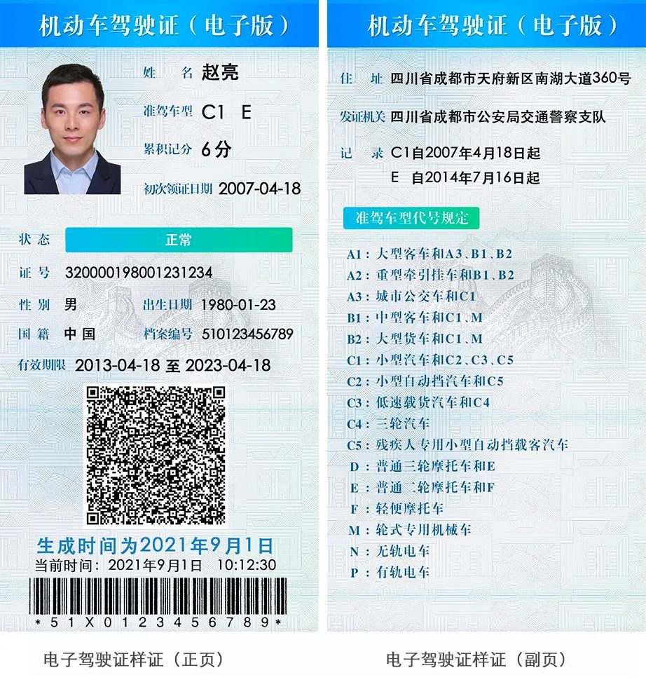 准驾证什么样图片图片