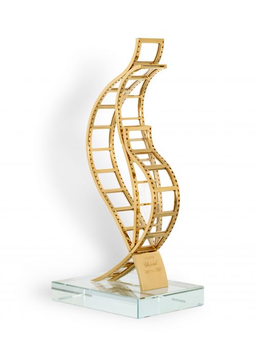 萧邦再度为戛纳电影节打造金棕榈奖杯