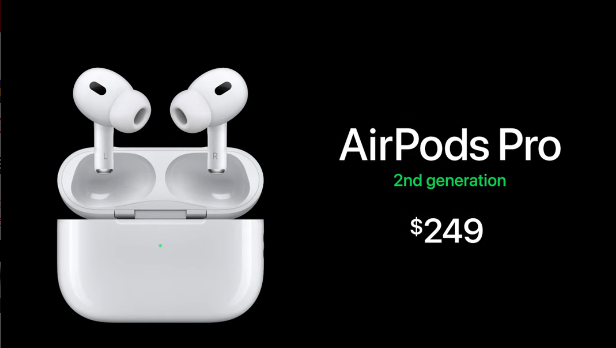苹果AirPods Pro 2发布：降噪翻倍