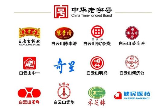 广药集团旗下拥有12家中华老字号企业