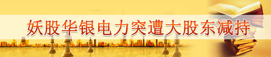 妖股华银电力突遭大股东减持