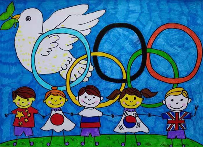 点亮心声！中日星星少年画笔迎奥运
