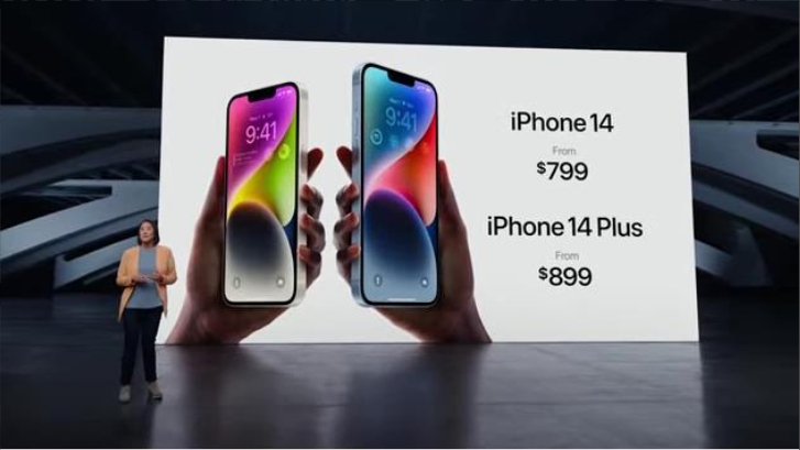 苹果宣布发布iPhone 14系列机型