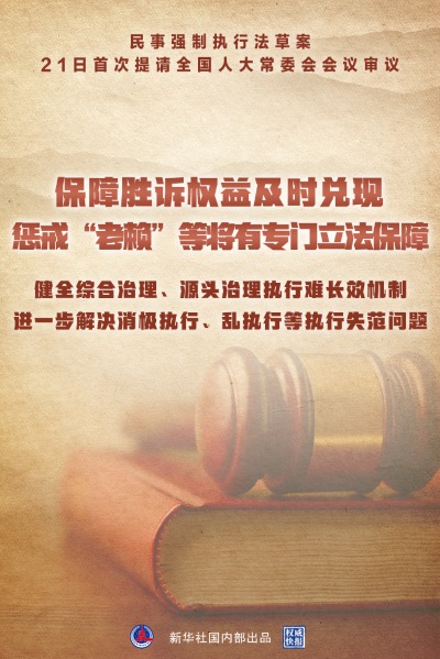 我国首次专门立法保障民事强制执行 _ 东方财富网