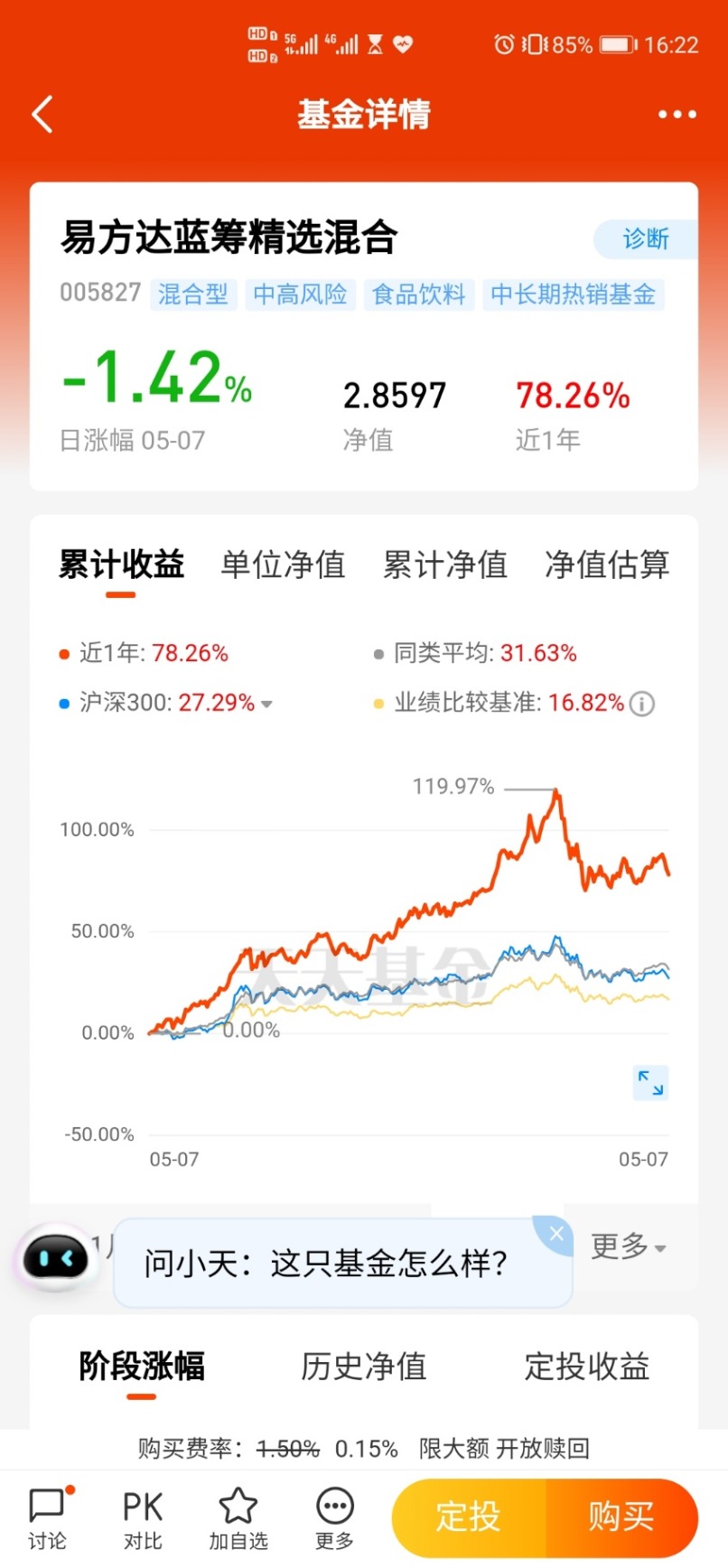 天天基金app版644版本升级说明