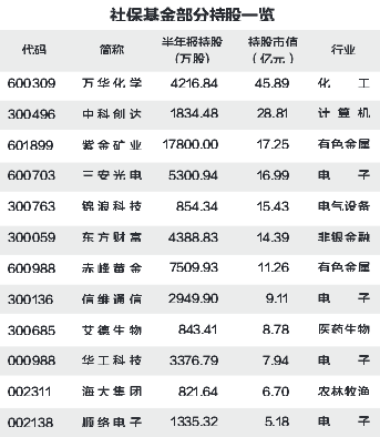 社保基金二季度持有的个股。png