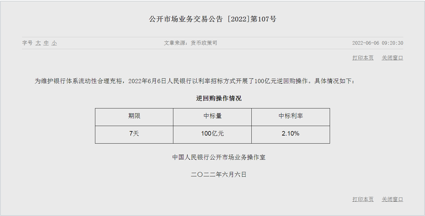 10%.由於今日有200億元逆回購到期,人民銀行公開市場實現淨